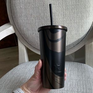 Starbucks Reserve Stainless Steel 16oz Tumbler, Bronze & Black, NWOT